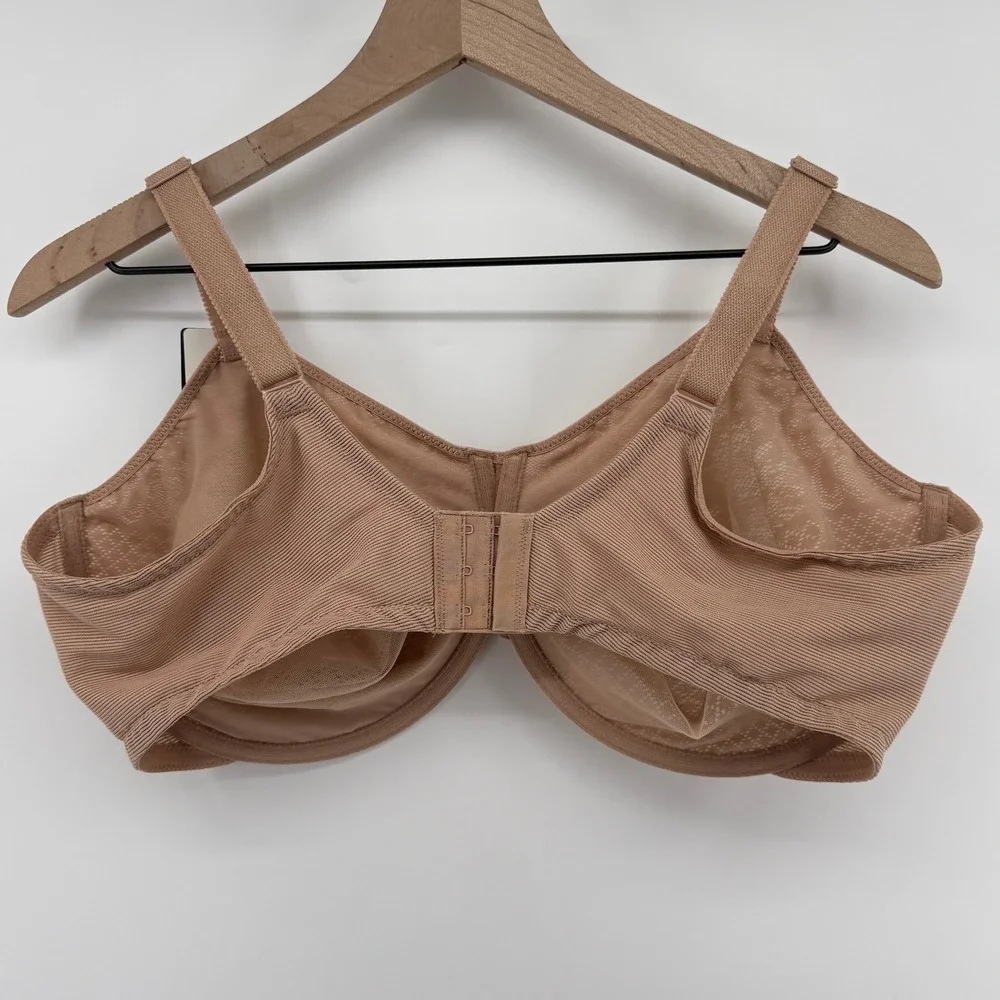 Wacoal 857210 Visual Effects Minimizer Bra Roebuck Nude 44DDD Full Coverage New